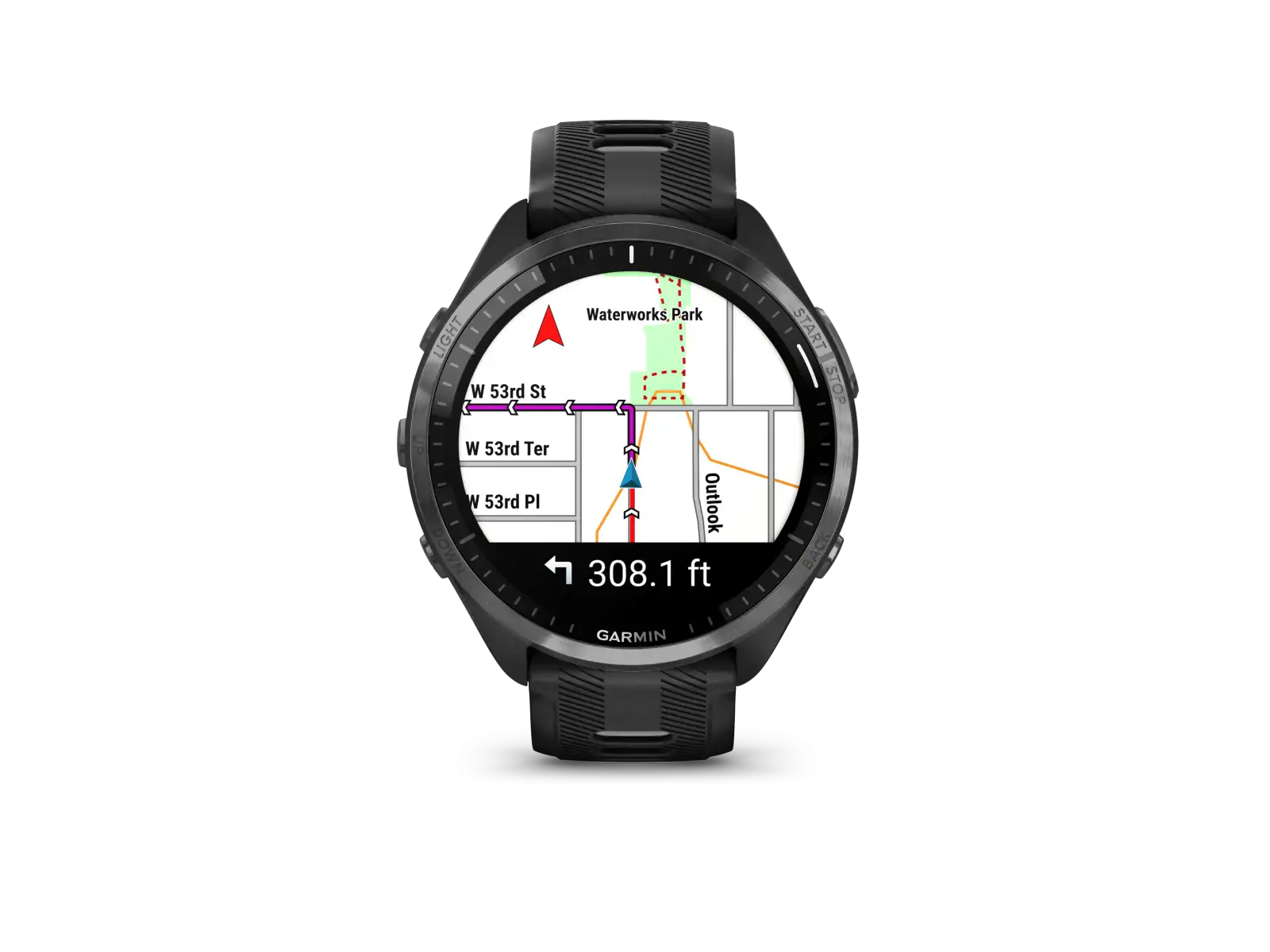 Garmin Forerunner 965 inteligentny zegarek Carbon Grey Titan DLC/Black