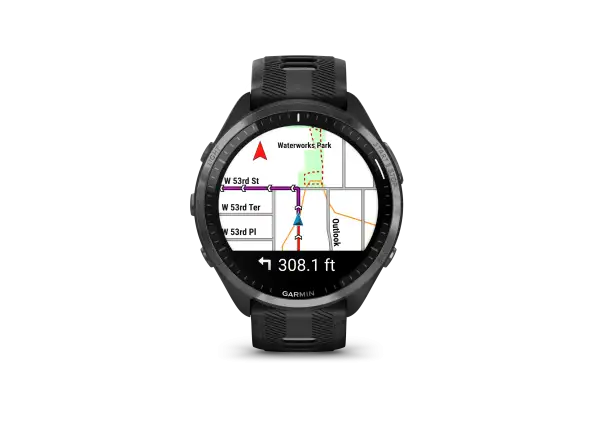 Garmin Forerunner 965 inteligentny zegarek Carbon Grey Titan DLC/Black