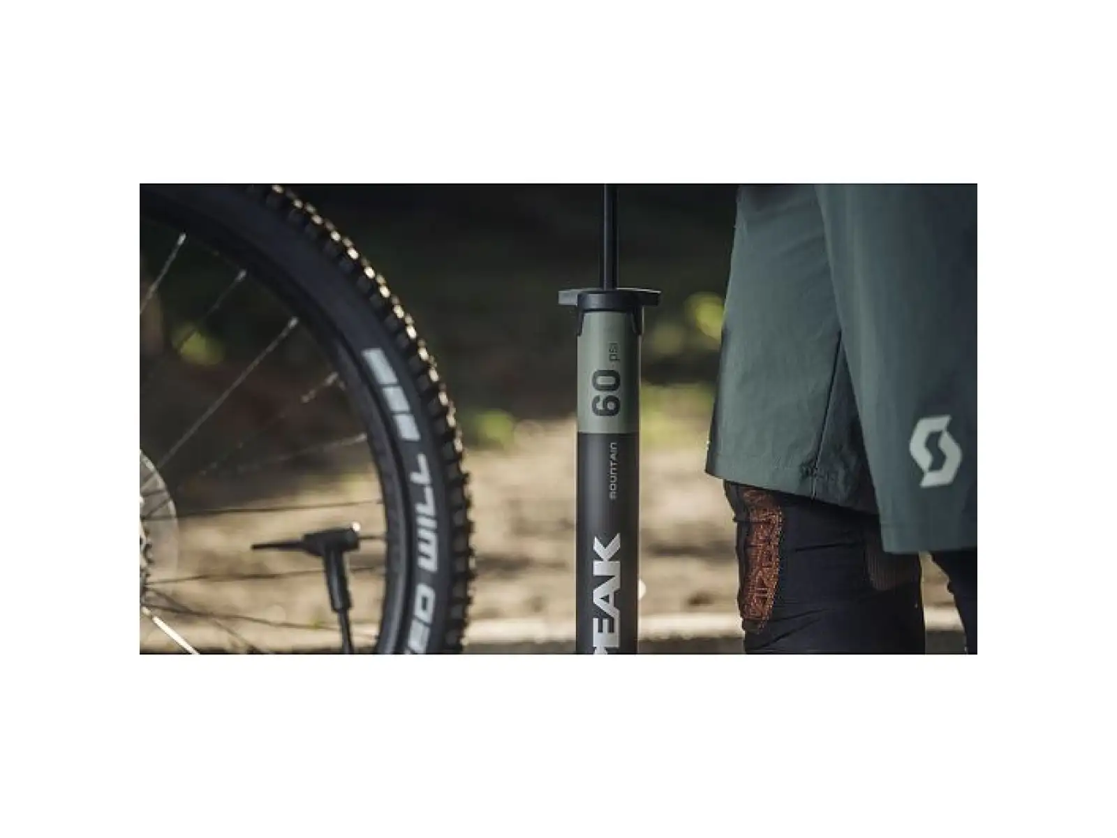 Topeak JoeBlow Mountain EX pompka warsztatowa czarna/zielona