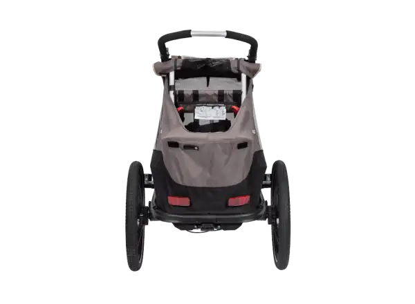 XLC MONOs BS-C09 dziecięca przyczepka rowerowa 20" szary/beżowy/antracyt