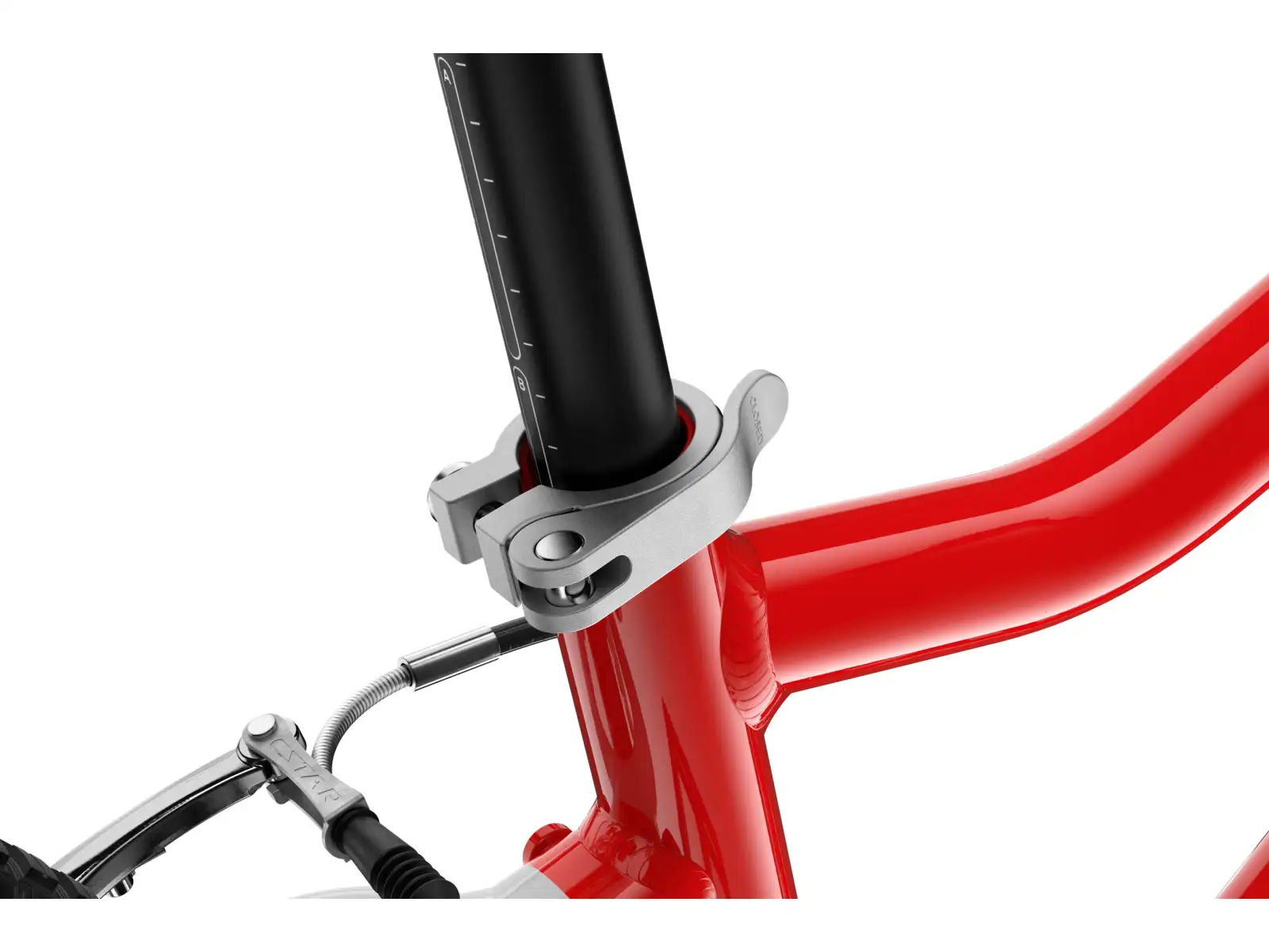 Woom GO 3 Automagic rower dziecięcy 16" Red