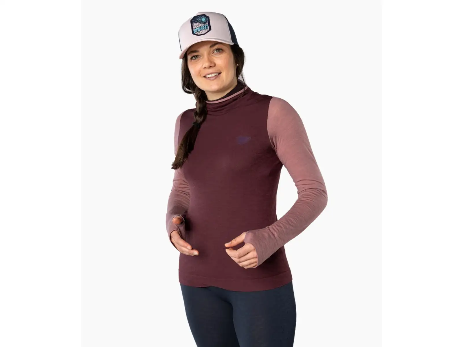 Dynafit Tigard Merino Hoody damska koszulka długi rękaw Mokarosa