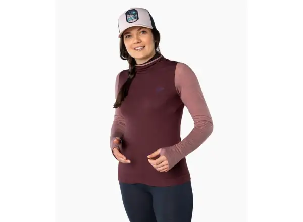 Dynafit Tigard Merino Hoody damska koszulka długi rękaw Mokarosa