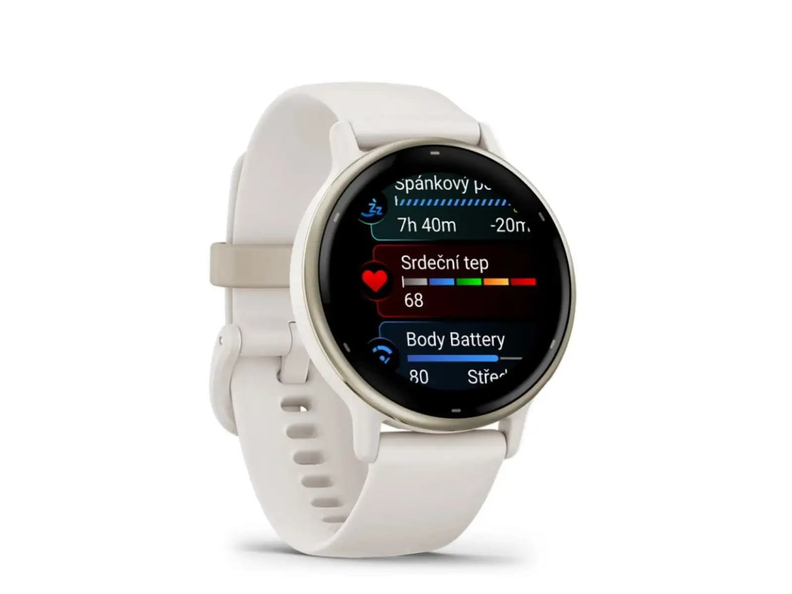 Garmin vívoactive 5 inteligentny zegarek Ivory/Cream Gold