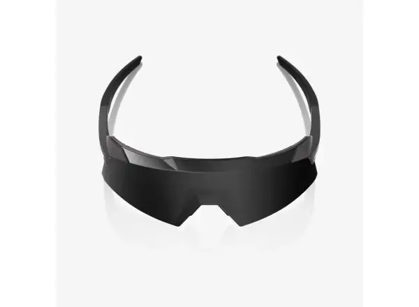 100% Aerocraft okulary przeciwsłoneczne Matte Black/Black Mirror