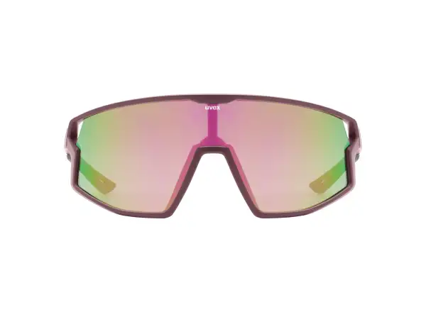 Uvex Skyryse okulary przeciwsłoneczne Burgundy Matt/Mirror Rose