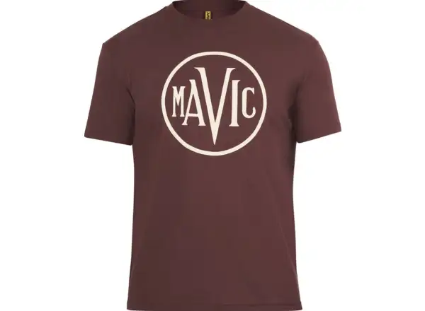 Mavic Heritage Logo męska koszulka z krótkim rękawem Aubergine