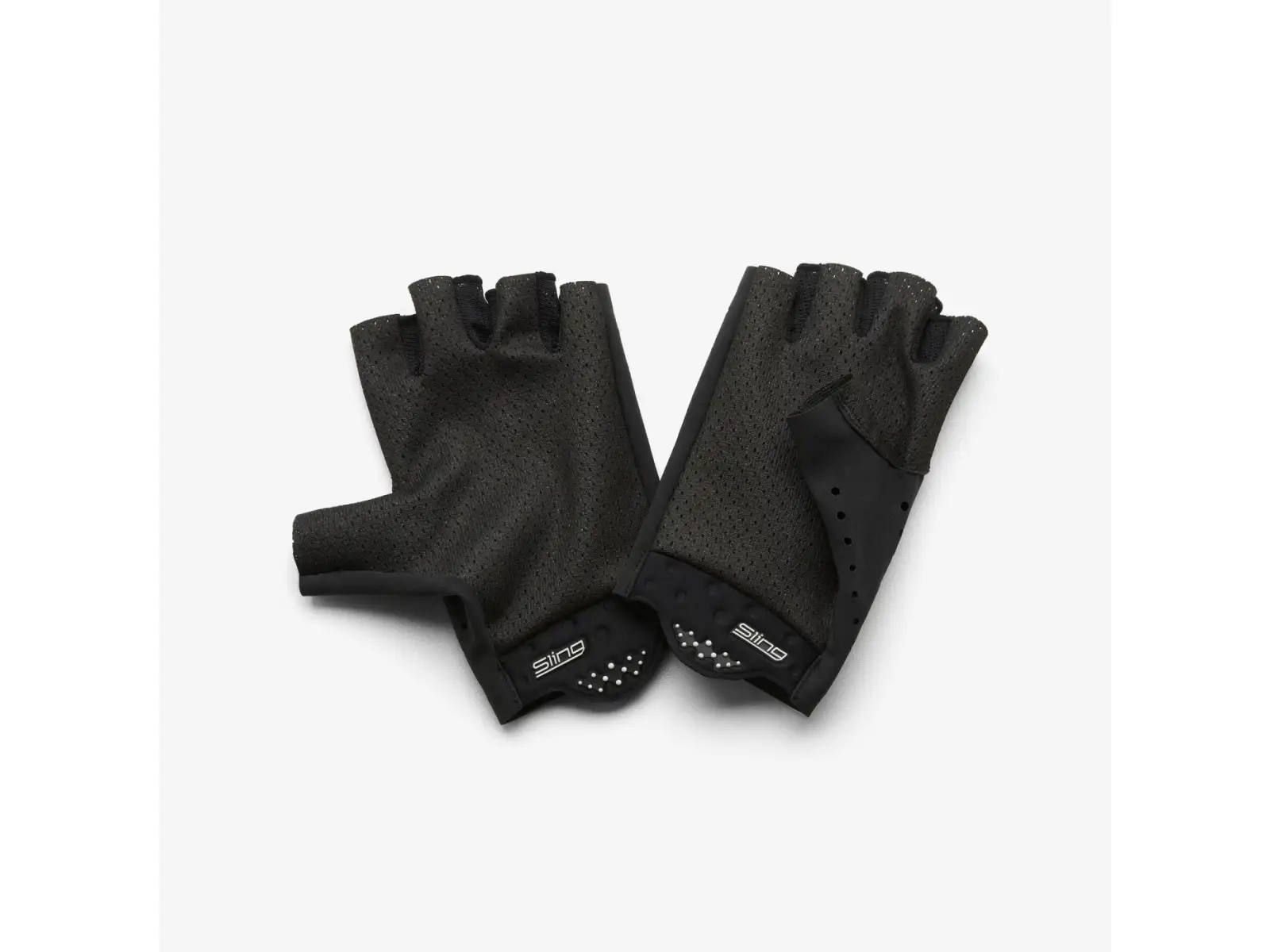 100% Sling rękawiczki krótkopalczaste Black