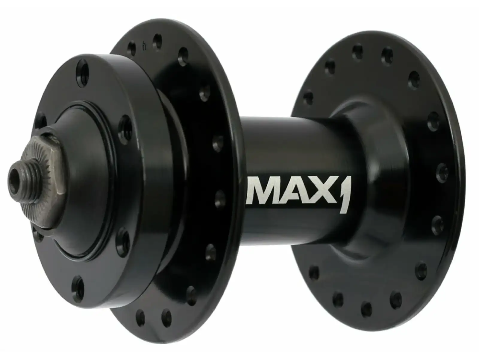 MAX1 Sport przednia piasta 5x100 mm czarna 32 otworów