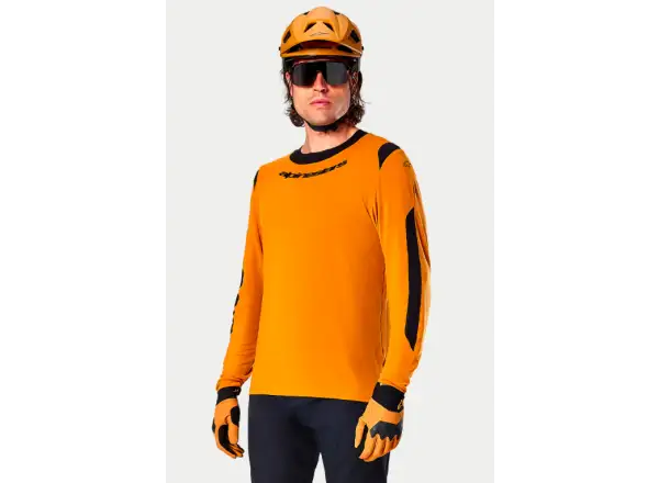 Alpinestars A-Dura Dri Wool męska koszulka długi rękaw Dark Gold