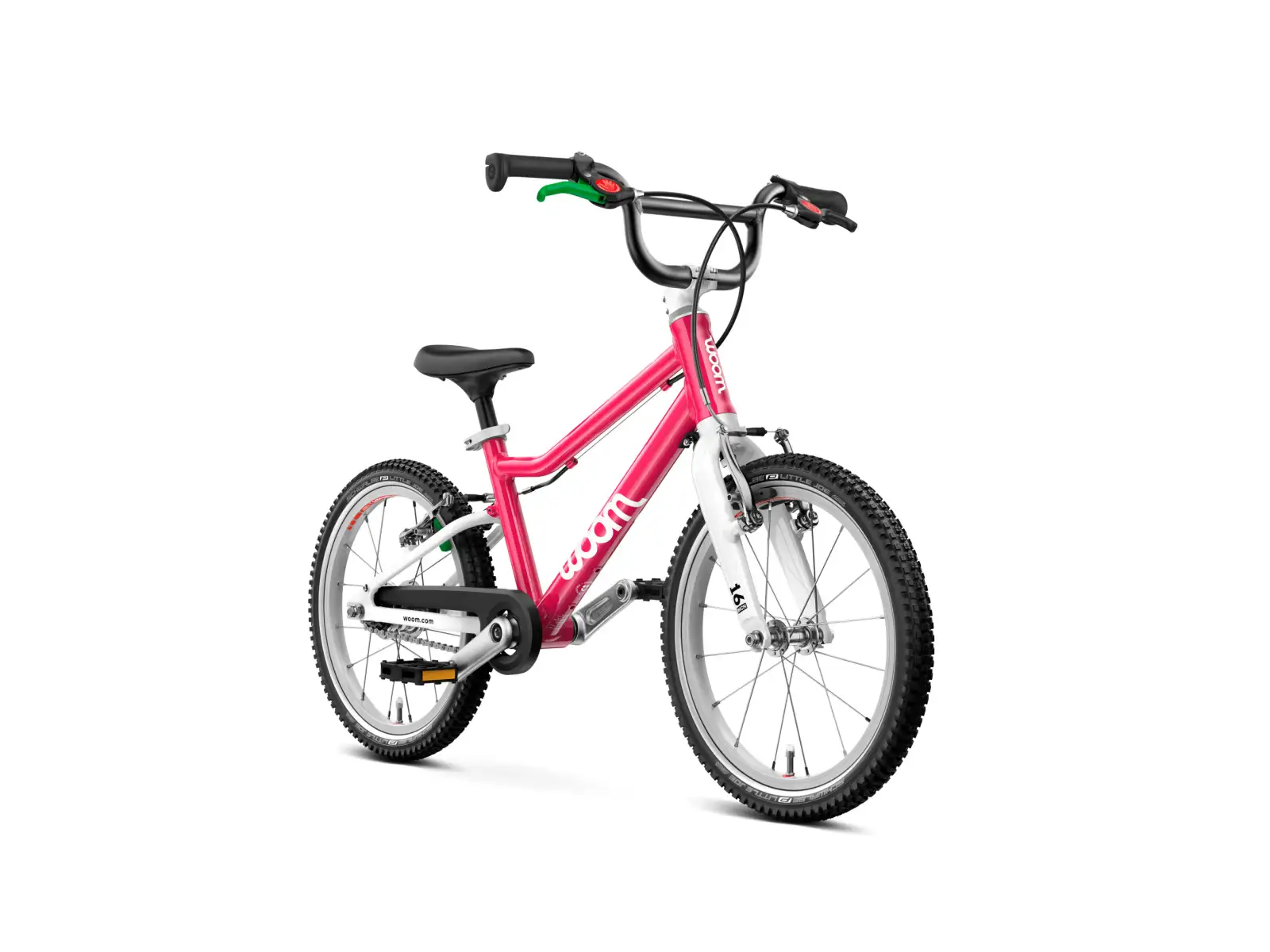 Woom GO 3 Automagic rower dziecięcy 16" Hot Pink