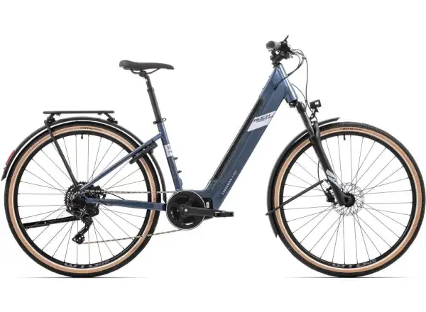 Rock Machine Crossride e450 rower elektryczny crossowy Gloss Metallic Navy/Silver
