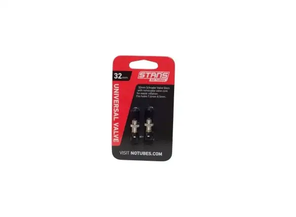 No Tubes Tubeless zawory samochodowe 32 mm - para