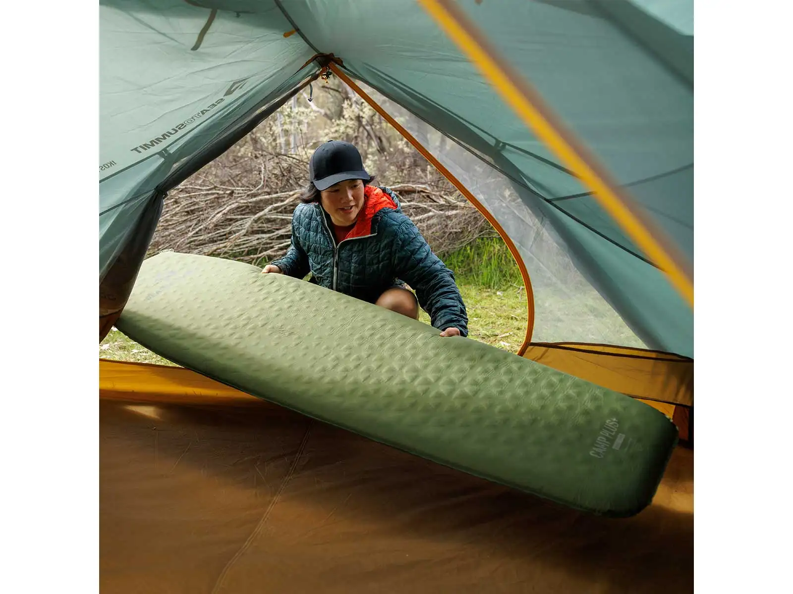 Sea To Summit Camp Plus samopompująca mata Regular Wide Cypress