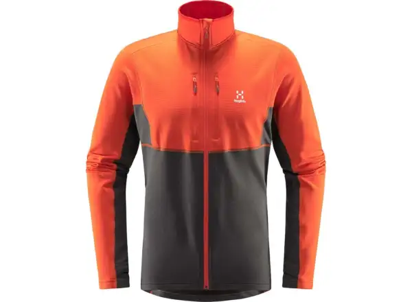 Haglöfs Roc Sheer Mid męska bluza pomarańczowa/szara