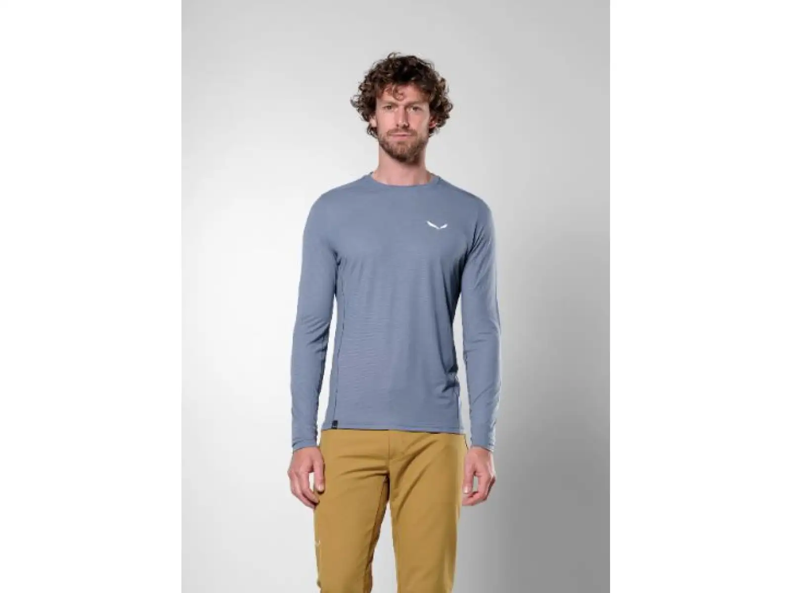 Salewa Puez Dry męska koszulka z długim rękawem Java Blue