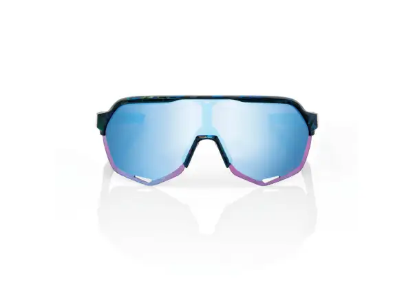 100% S2 HiPER okulary rowerowe Black Holographic/Blue Multilayer Mirror Lens