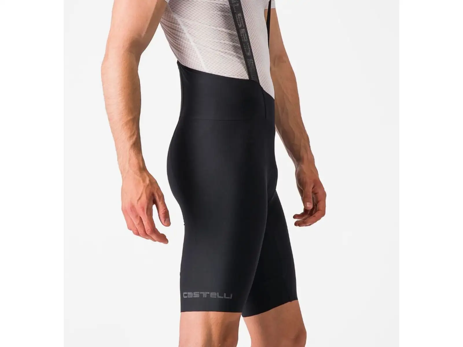 Castelli Espresso 3 męskie spodenki z wkładką i szelkami Black