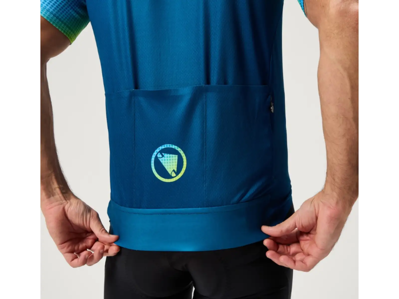 Endura FS260 Bitmap męska koszulka krótki rękaw Barra Blue