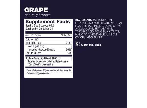 GU Roctane Energy Drink Mix 1560 g napój jonowy Grape