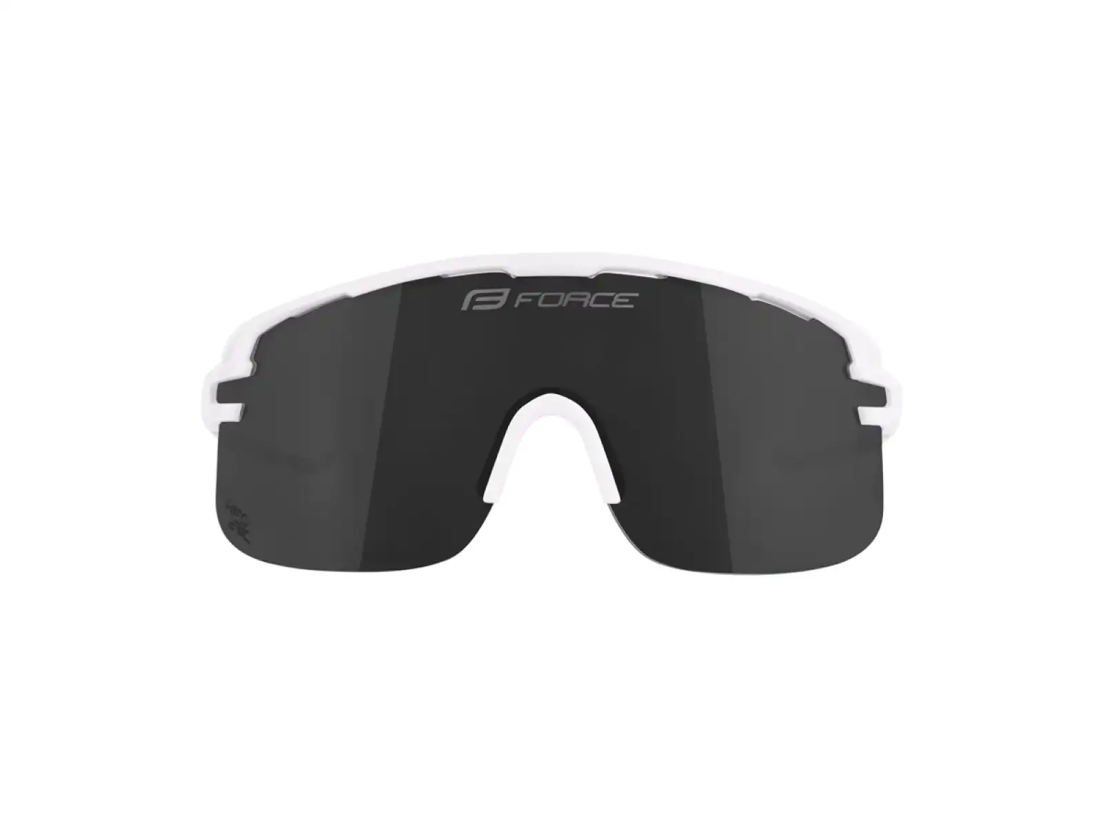 Force Epic okulary rowerowe białe/czarne lustrzane szkło