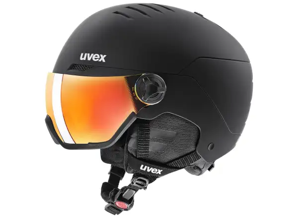 Uvex Wanted Visor kask narciarski black matt