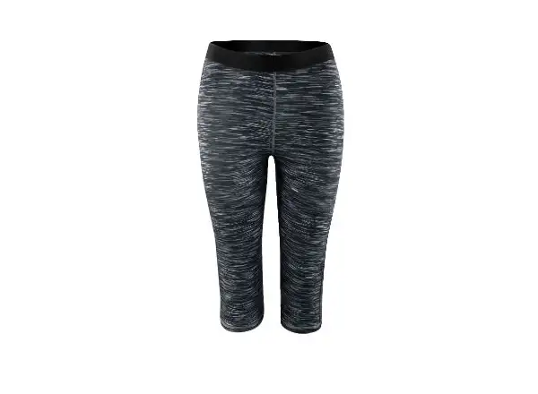 Force Lady Fit 3/4 spodenki bez wkładki czarna