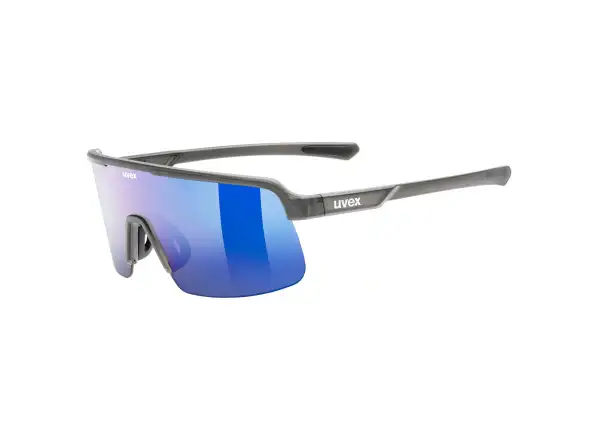 Uvex Dyrt okulary przeciwsłoneczne Smoke Matt/Mirror Blue