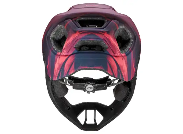 Uvex React JR kask Fullface MTB Cranberry matt