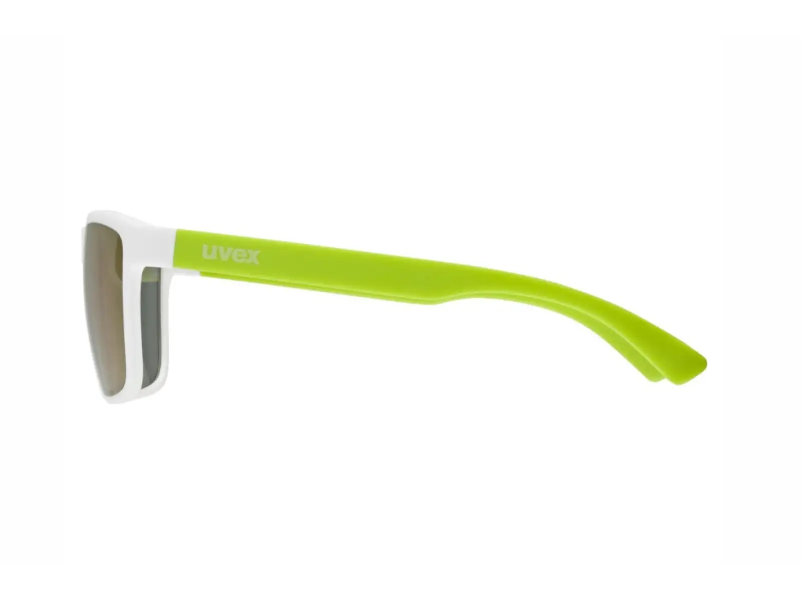 Uvex Rookie dziecięce okulary White/Lime Matt/Mirror Green