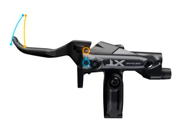 Shimano XT BR-M8200/BL-M8200 hamulec tarczowy przód + tył zestaw ulepszeń