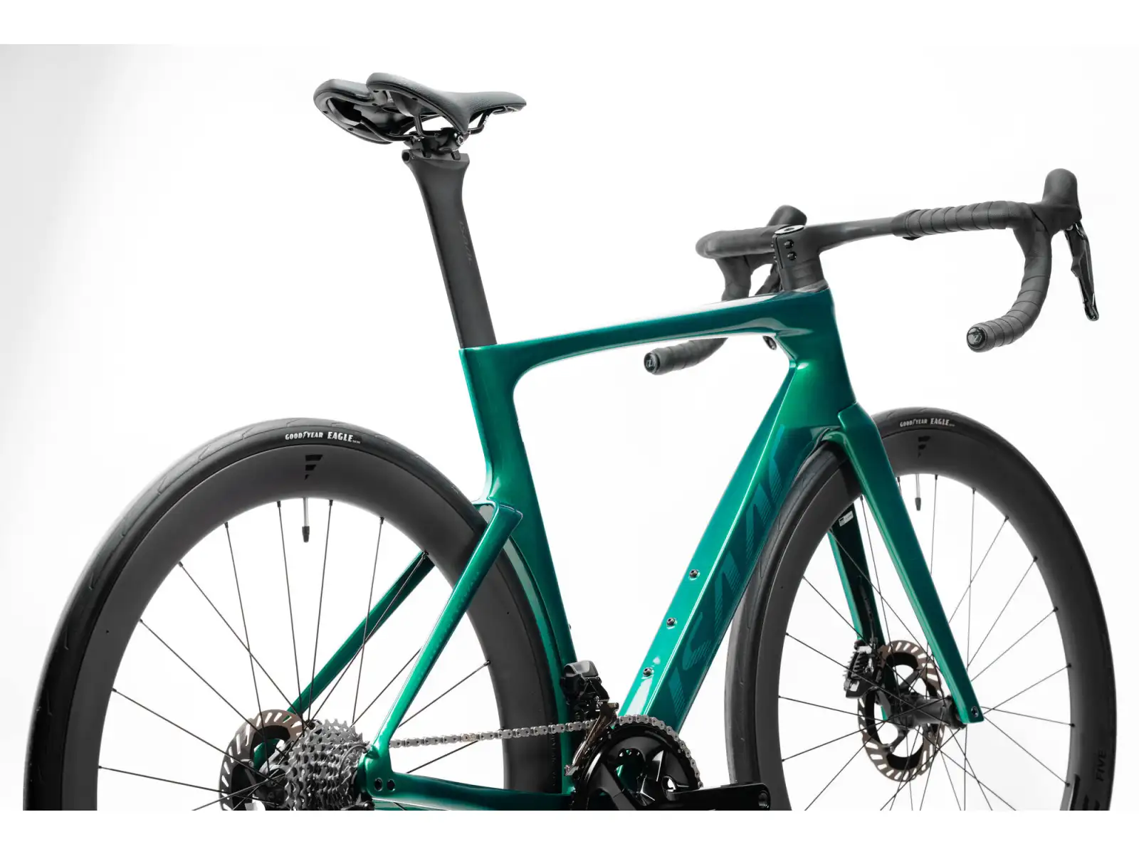 Isaac Meson 105 Di2 rower szosowy Jade Green