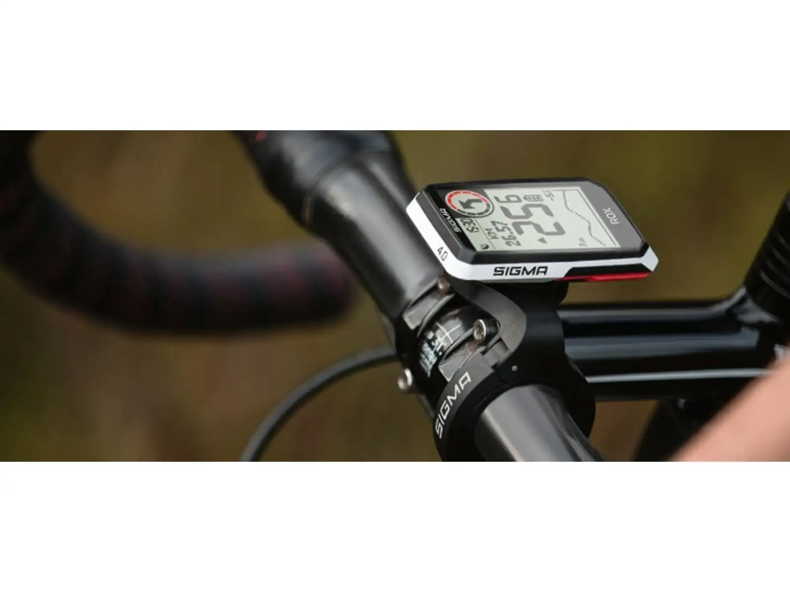 Sigma ROX 4.0 GPS computer SET z czujnikami czarna
