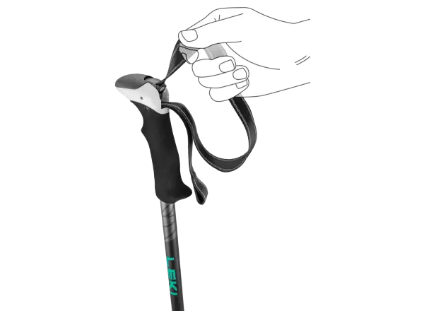 Leki Khumbu Pro kijki trekkingowe Black/Anthracite Genoa rozm. 110 - 145cm