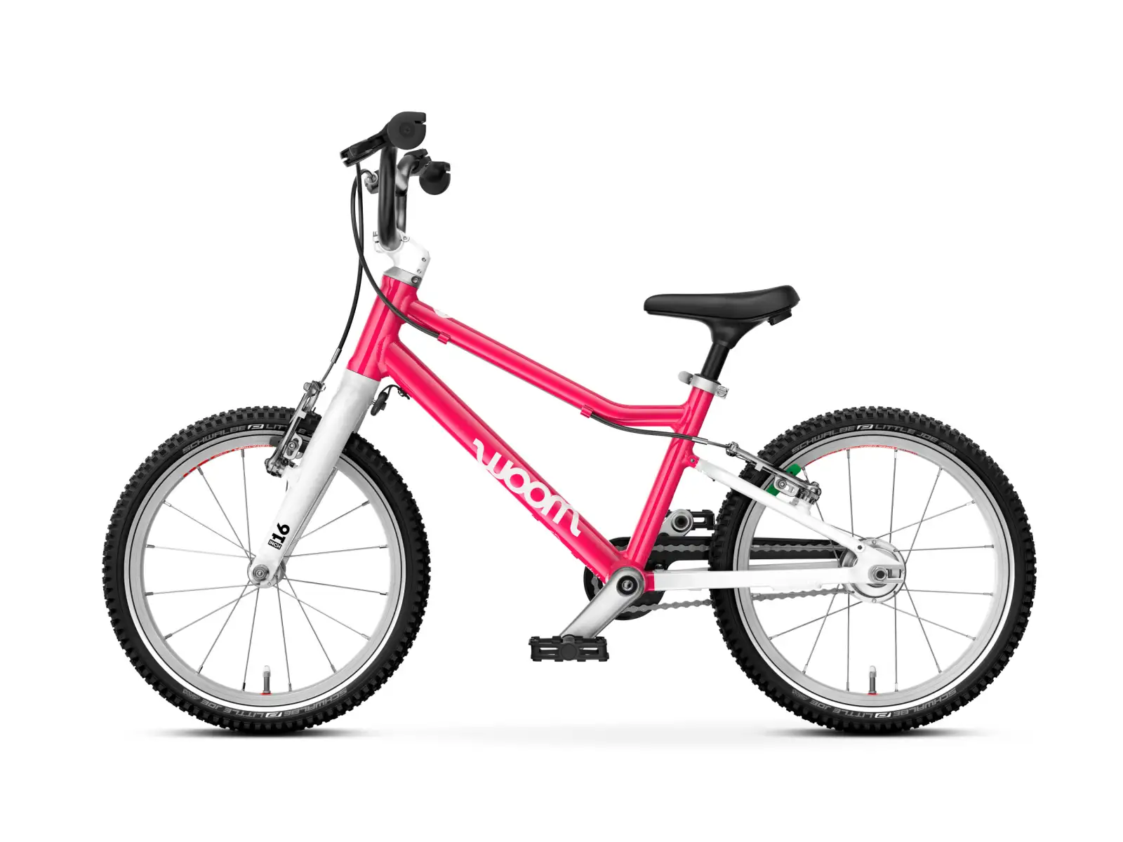 Woom GO 3 Automagic rower dziecięcy 16" Hot Pink