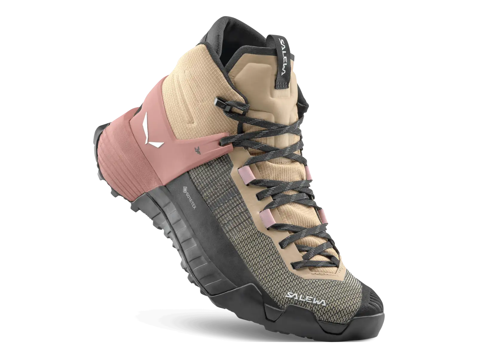 Salewa Wildfire NXT Mid GTX damskie buty turystyczne Quicksand/Etruscan Red