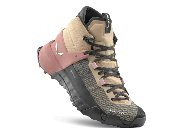 Salewa Wildfire NXT Mid GTX damskie buty turystyczne Quicksand/Etruscan Red