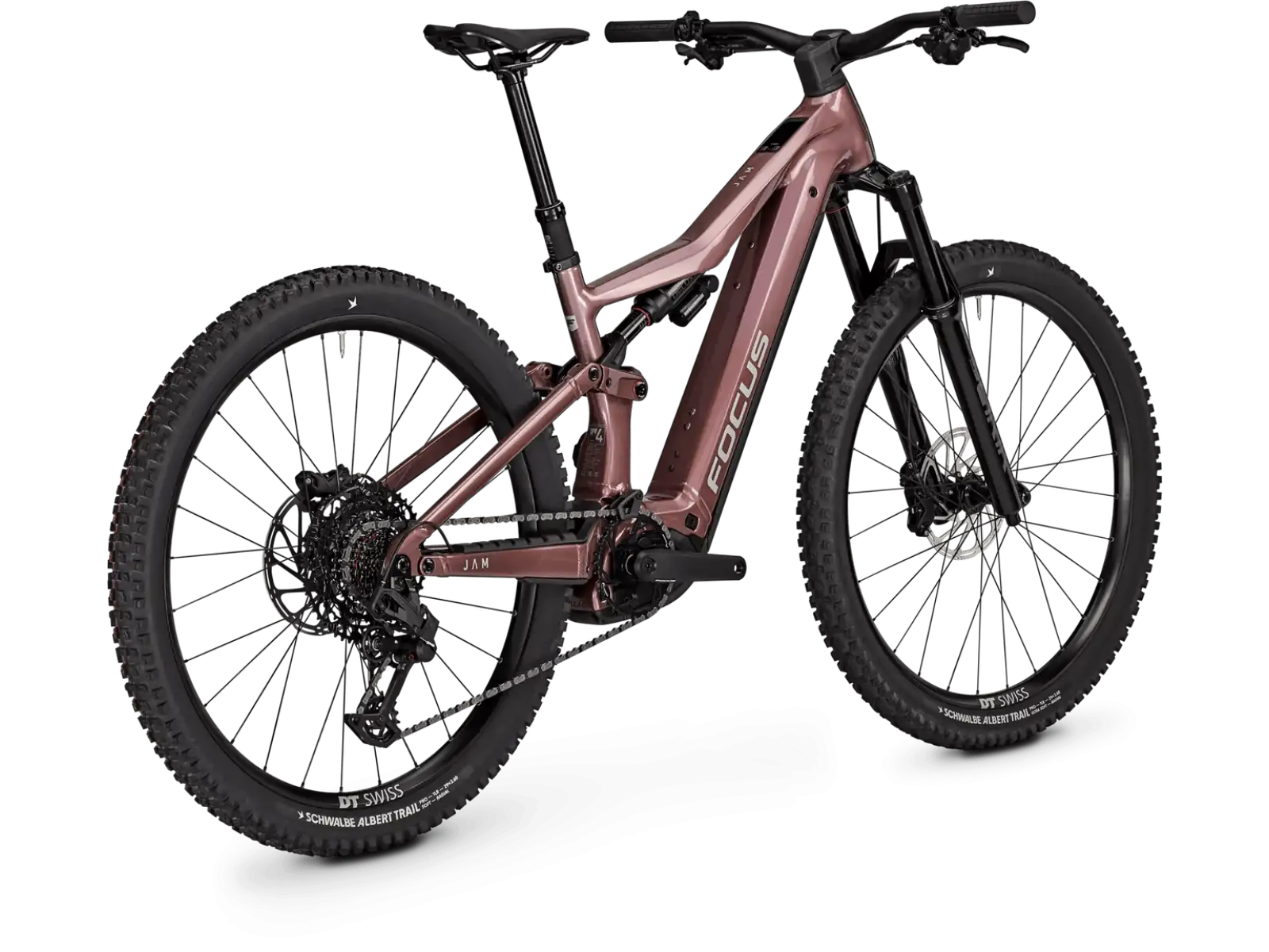 Focus JAM 8 600Wh w pełni amortyzowany rower elektryczny Mauve / Darkmauve