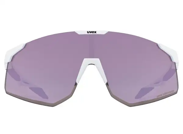 Uvex Pace Perform S ColorVision okulary White Matt/Mirror Lavender