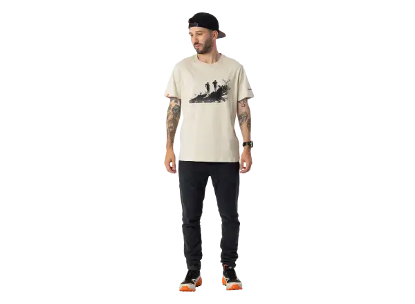 Dynafit Graphic Cotton męska koszulka z krótkim rękawem Overcast/Runners