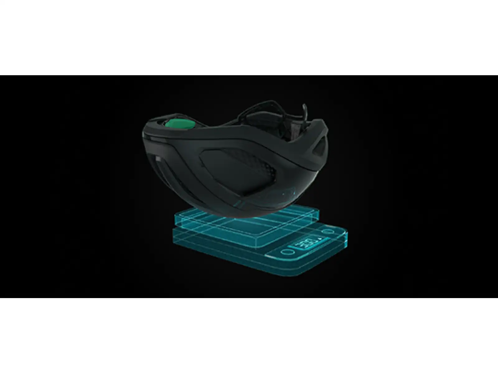Lazer Vento KinetiCore kask czarna/srebrna