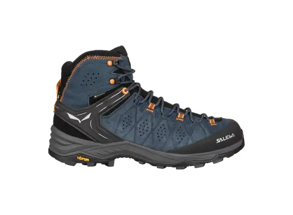 Salewa Alp Trainer 2 Mid Gore-Tex buty męskie Dark Denim/Fluo Orange