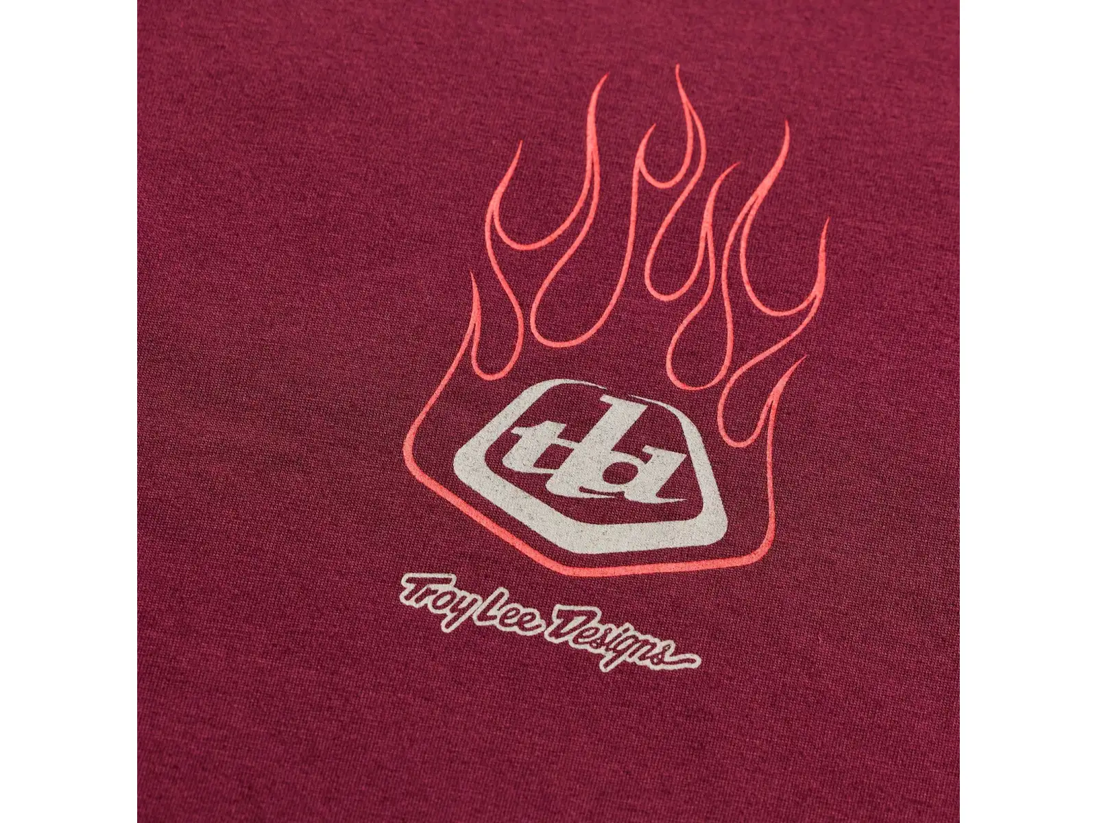 Troy Lee Designs Flame 2 męska koszulka krótki rękaw Sangria