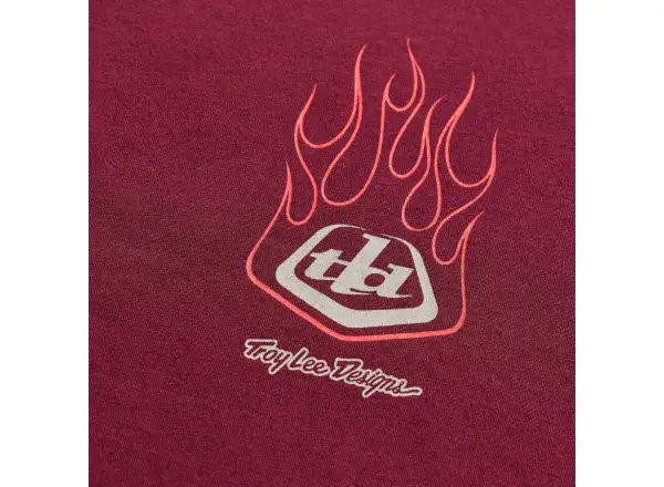 Troy Lee Designs Flame 2 męska koszulka krótki rękaw Sangria