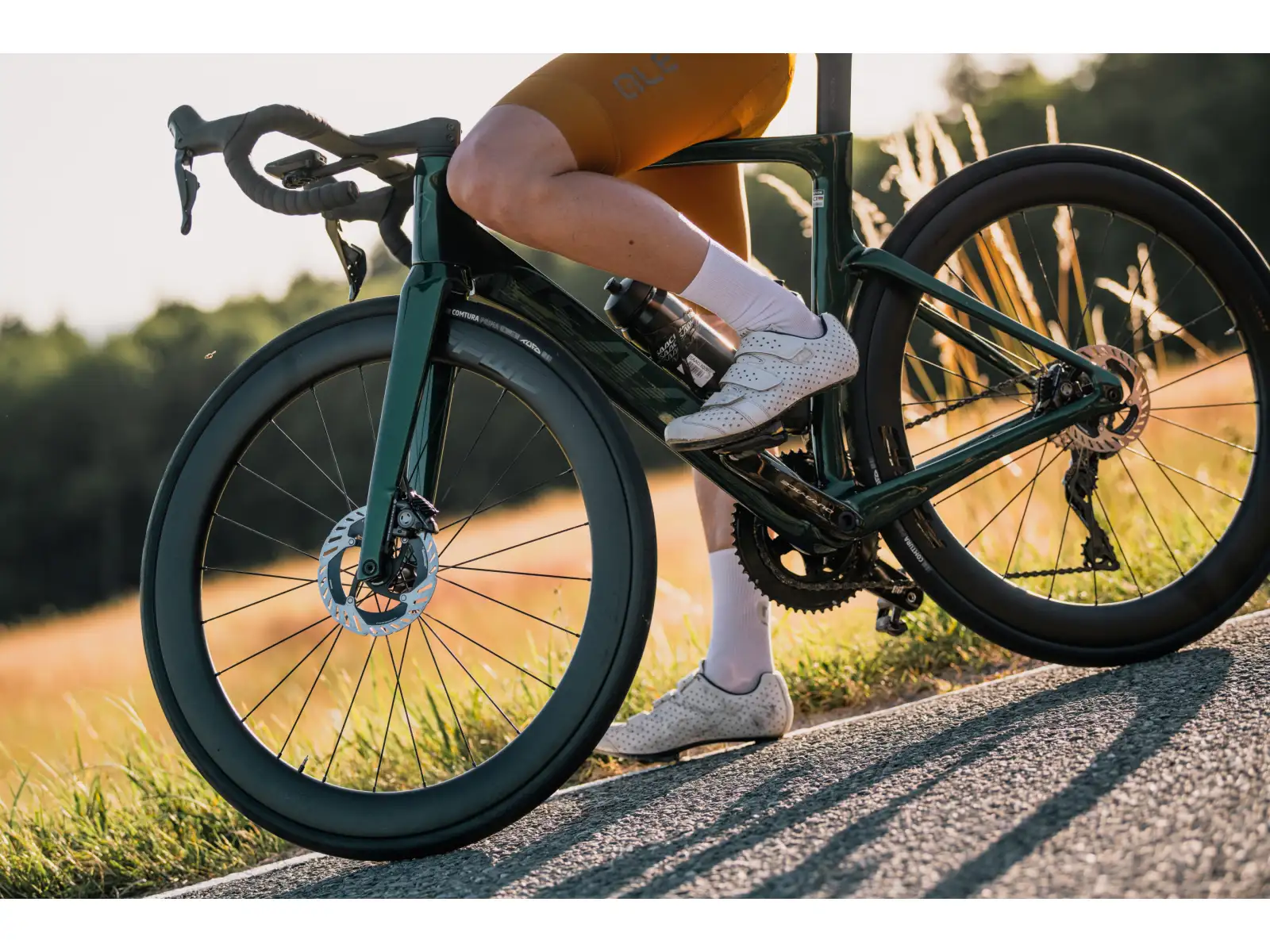 Isaac Meson Ultegra Di2 rower szosowy Jade Green