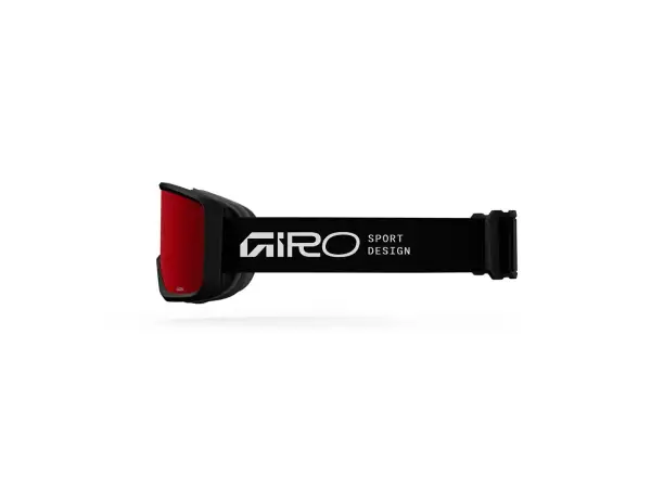 Giro Sagen gogle narciarskie Black Stacked/Amber Scarlet/Yellow (2szyby)