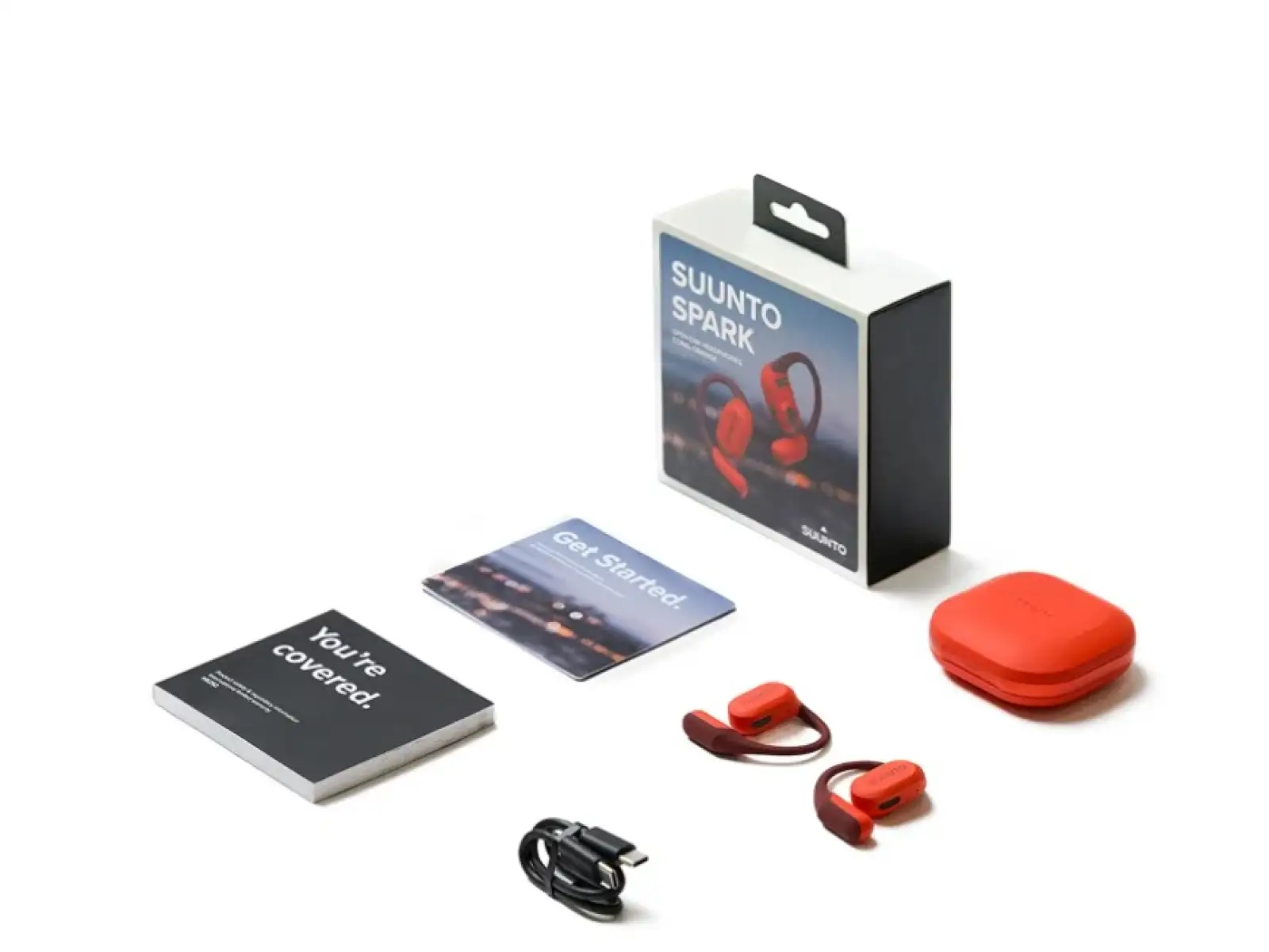Suunto Spark słuchawki do biegania Coral Orange