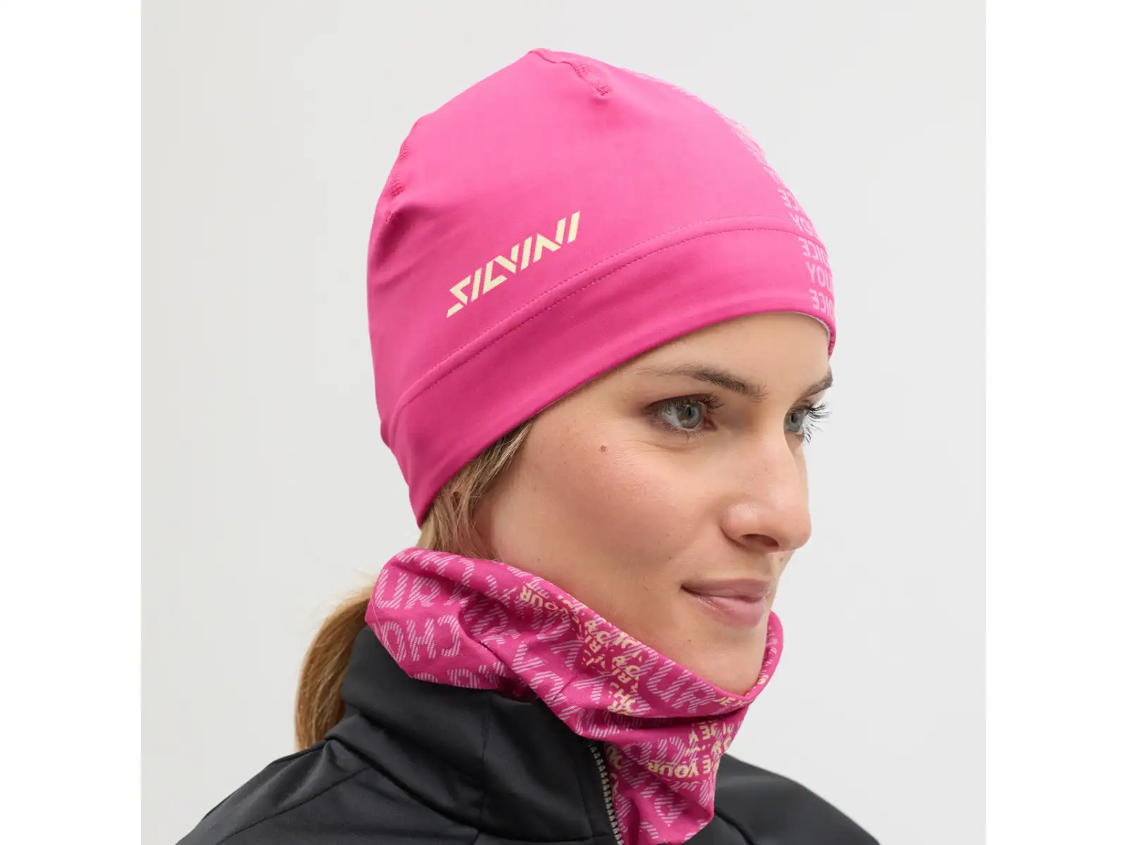 Silvini Averau czapka fuschia/black