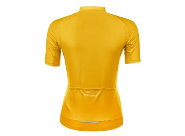 Force Pure damski dres krótki rękaw żółta