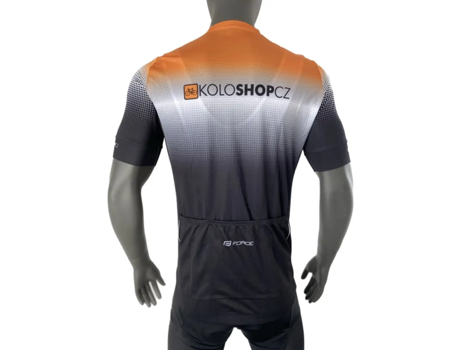 Koloshop Force męska koszulka krótki rękaw pomarańczowa